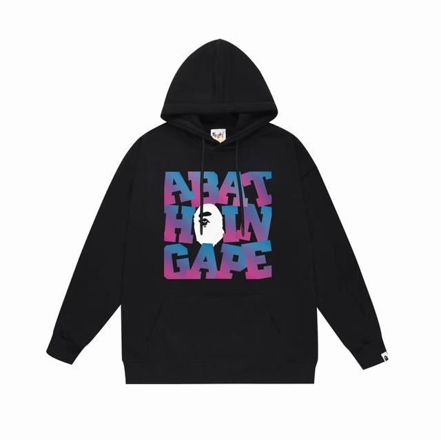 Model No. Sc686# Terry plus velvet top version Bape ape head gradient letter pri