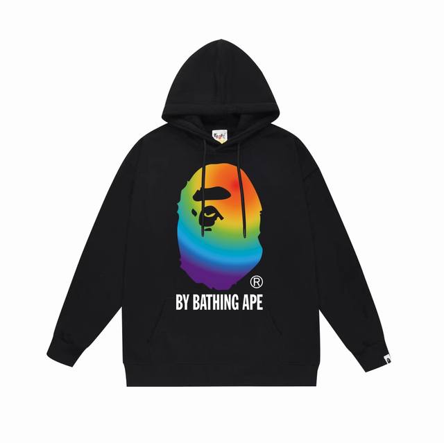 Model No. Sc682# Terry plus velvet top version Bape colorful ape head letter pri