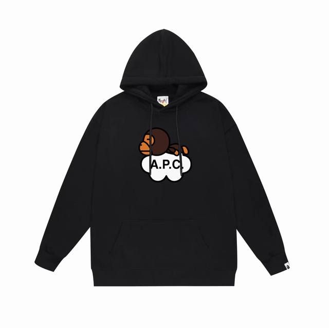 Model No. Sc679# Terry plus velvet top version Bape Apc co-branded cartoon Baby