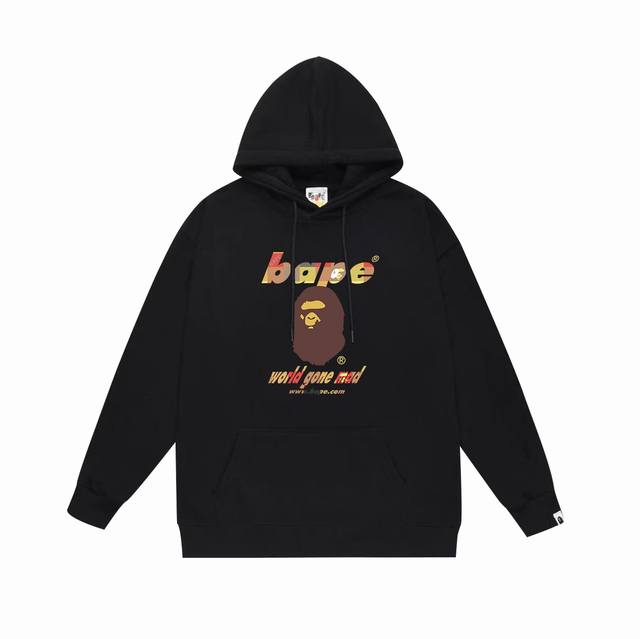 Model No. Sc671# Terry plus velvet top version Bape ape head classic letter prin
