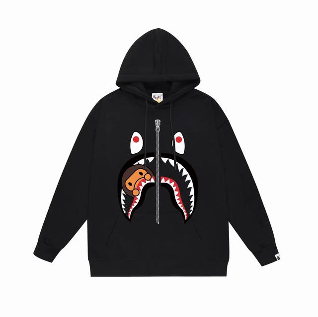 Model No. Sc669# Terry plus velvet top version Bape shark mouth monkey pattern p