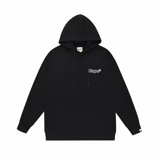 Style No. Sc655# Terry plus velvet top version Bape hooded sweatshirt with ape h