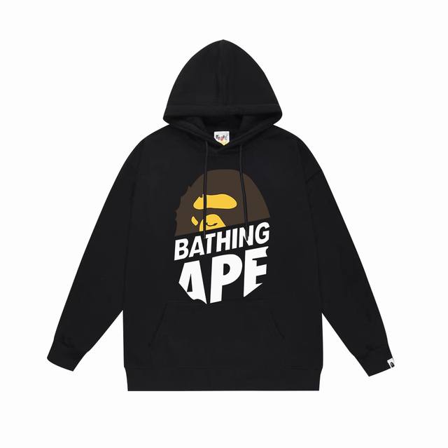 Model No. Sc654# Terry plus velvet top version Bape ape head letter printed hood