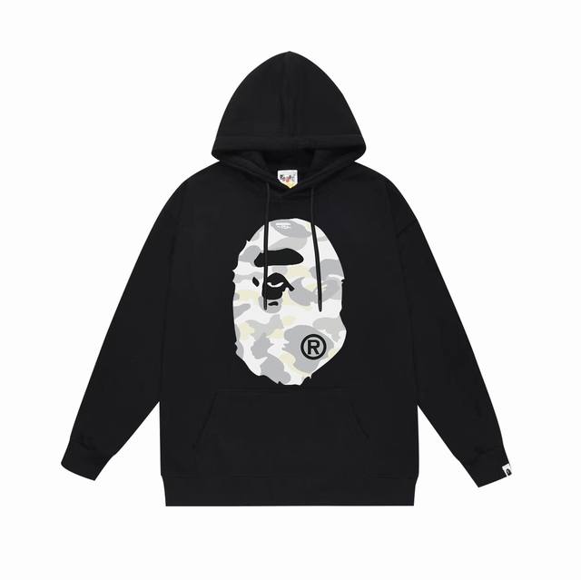 Model No. Sc646# Terry plus velvet top version Bape Great Ape Head Letter Printe