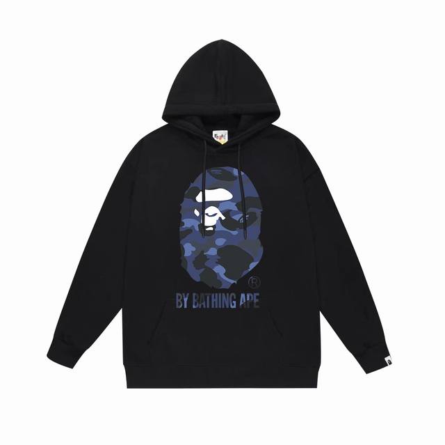 Model No. Sc645# Terry plus velvet top version Bape camouflage ape head letter p