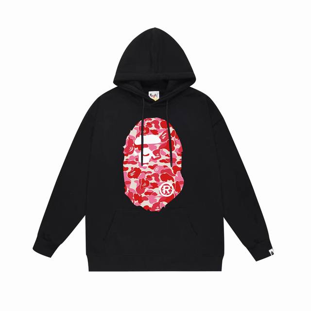 Model No. Sc636# Terry plus velvet top version Bape Abc pink camouflage ape logo