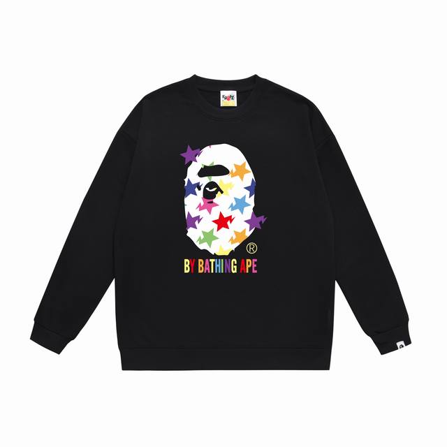 Model No. Sc439# Terry Plush 90 Top version Bape Ape Head Colorful Sta Star Prin