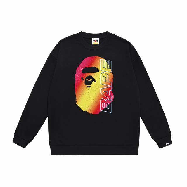 Model No. Sc427# Terry Plush 90 Top version Bape gradient grainy ape head letter