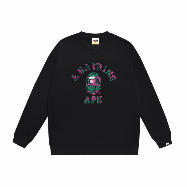 Model No. Sc422# Terry Plush 90 Top version Bape Ape Head Letter Printed Round N