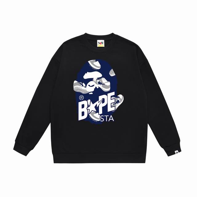 Model No. Sc411# Terry Plush 90 Top version Bape Ape Head Letter Print Sta Casua