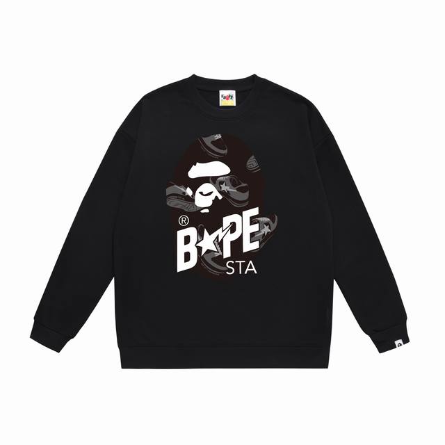 Model No. Sc410# Terry Plush 90 Top version Bape Ape Head Letter Print Sta Casua