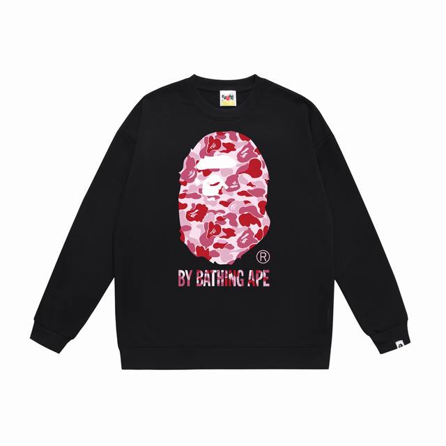 Model No. Sc375# Terry Plush 90 Top version Bape camouflage ape head logo print