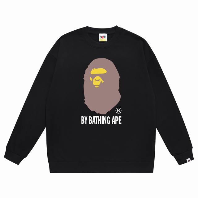Style No. Sc340# Top version Bape Ape Head Classic Reappearance Print Round Neck