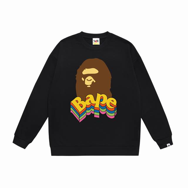 Model No. Sc385# Terry Plush 90 Top version Bape Ape Head Colorful Letters Three