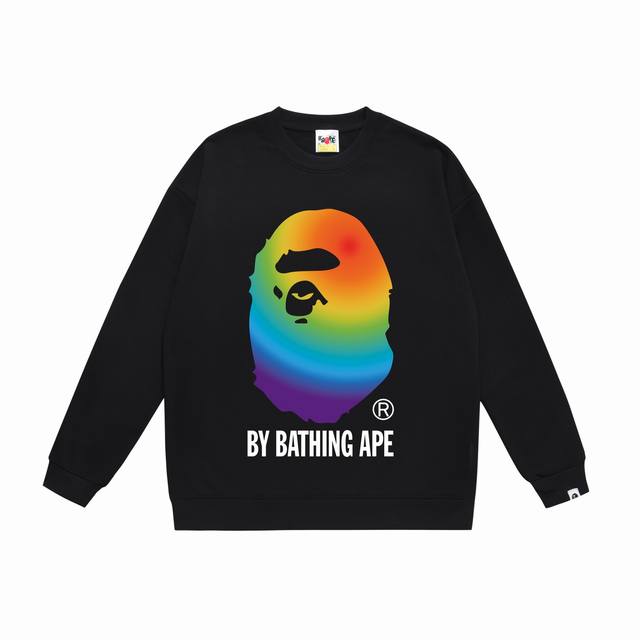 Model No. Sc382# Terry Plush 90 Top version Bape Colorful Ape Head Letter Printe