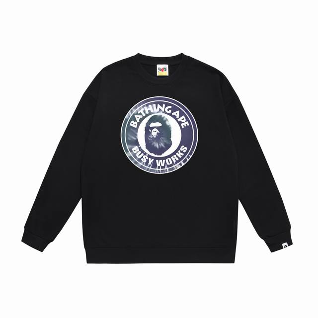 Model No. Sc378# Terry Plush 90 Top version Bape tie-dye ape head letter round s