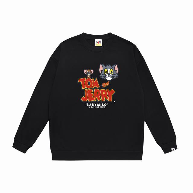 Style No. Sc374# Top version Bape Tom And Jerry cat and mouse joint couple print
