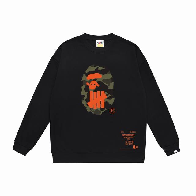 Style No. Sc362# Top version Bape co-branded Undefeated five-bar ape head print