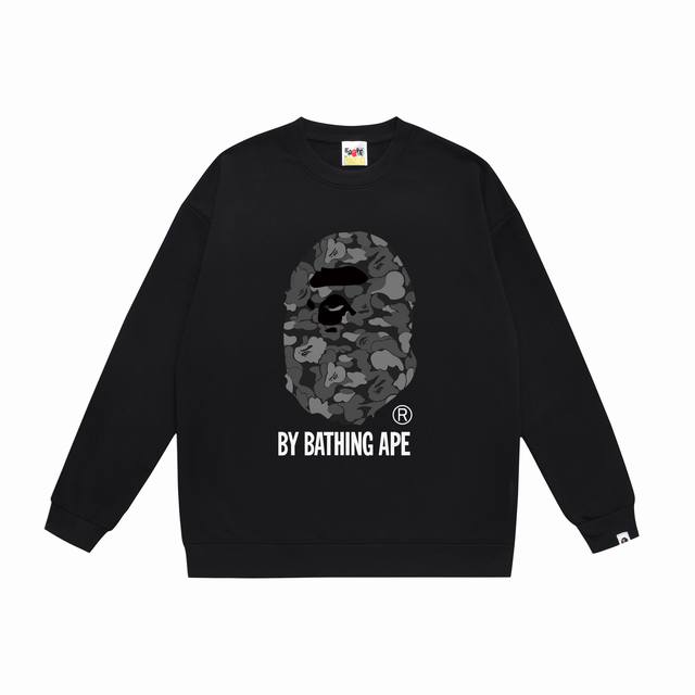 Style No. Sc347# Top version Bape camouflage ape head letter print short-sleeved