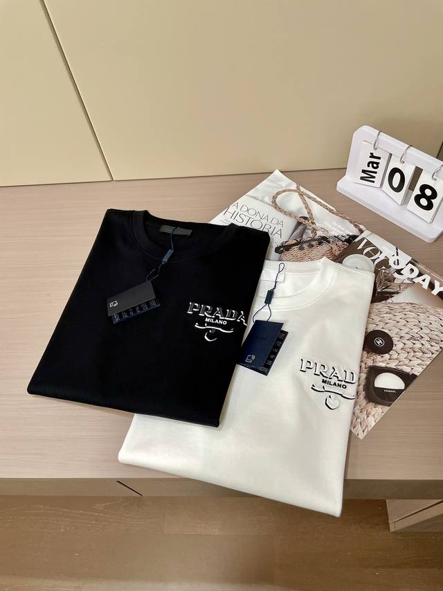 Prad short-sleeved T-shirt 2025 spring and summer new models are on sale at the