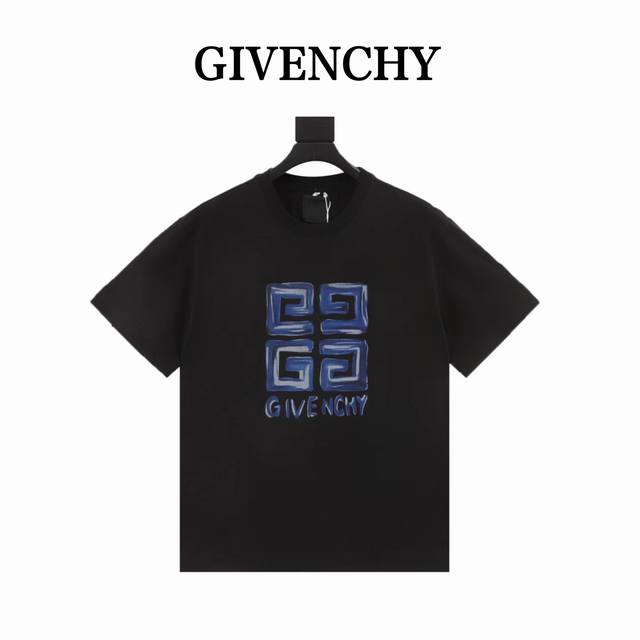 Givenchy Givenchy classic oil painting 4G Kangli direct printing short sleeve si