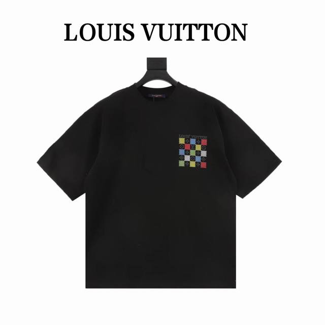 Louis Vuitton Lv25Ss multi-colored flag short-sleeved T-shirt This T-shirt is kn
