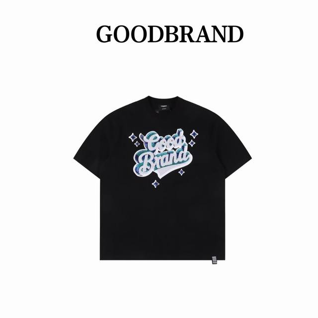 Goodbrand three-dimensional star sequin light luxury fashion high-end short-slee