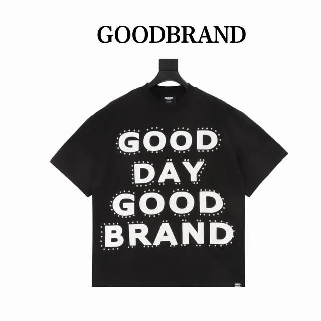 Goodbrand 25Ss Allday rivet crack print loose short sleeves Unisex style Color: