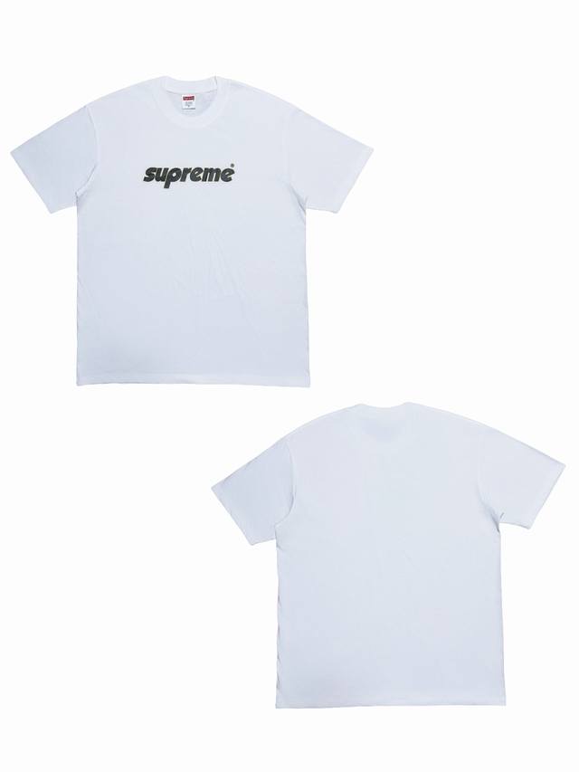 Su181# Supreme Logo round neck loose short-sleeved American trendy T-shirt, unis