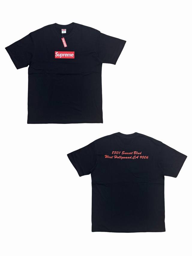 Su177# Supreme Los Angeles Limited Box Logo T-shirt short sleeves unisex Using c
