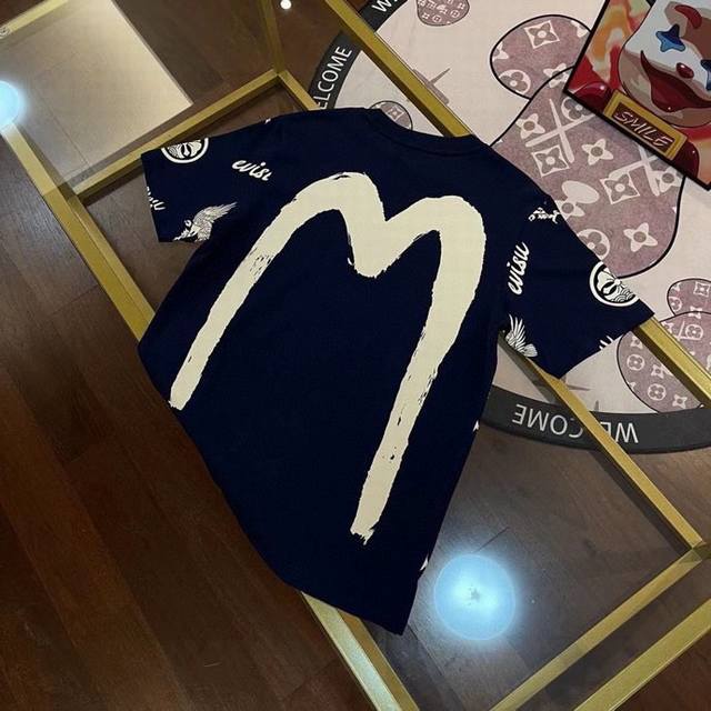 New arrival, 2025 Spring/Summer new Ev Fushen men's flying eagle full heart prin