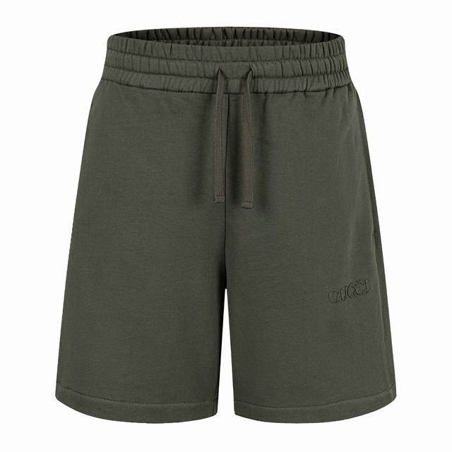 Exclusive supply of Guc burnt flower embroidery small label shorts fabric is a s