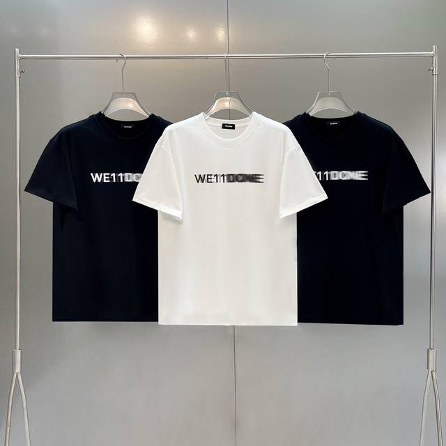 Style No. W50 We11Done classic basic couple loose phantom slogan print-original