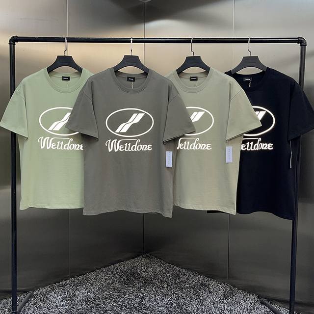 Style No. W20 We11Done classic basic couple loose 3M reflective Logo slogan prin
