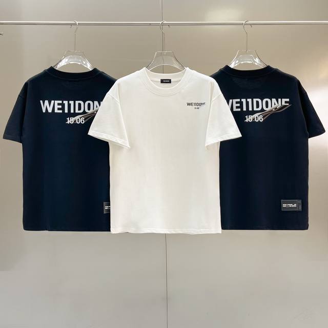 Style No. W30 We11Done classic basic couple loose cola wave slogan print-origina