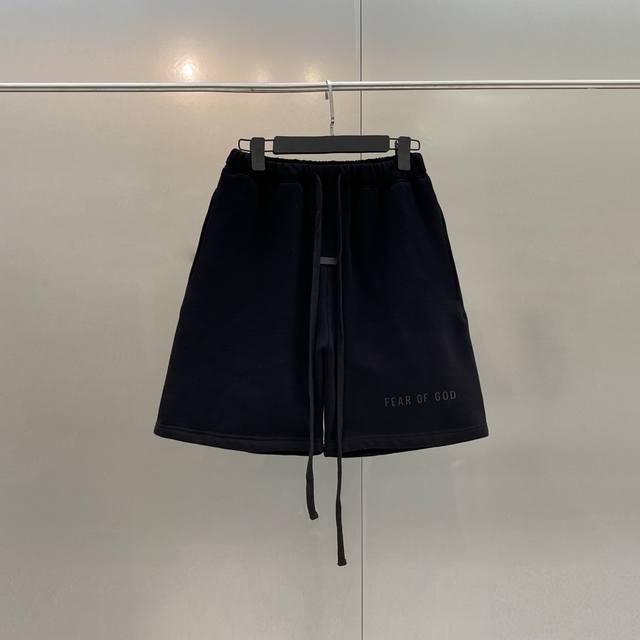 Style No. Z60 Fear Of God Fog Basic small logo silicone print drawstring terry c
