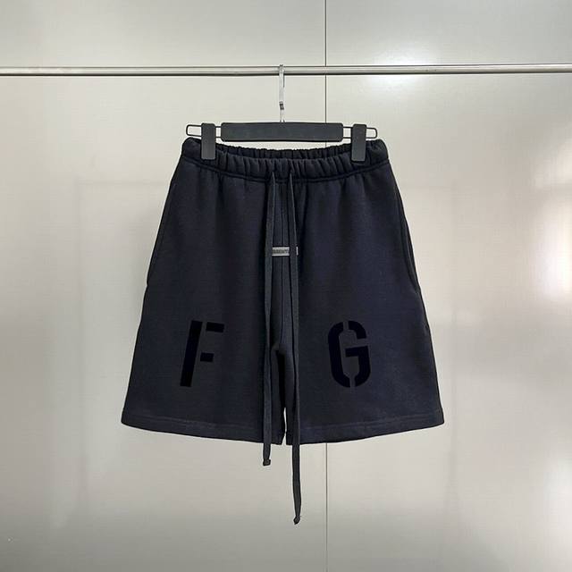 Style No. Z50 Fear Of God Fog Fg flocked letters basic small logo print drawstri