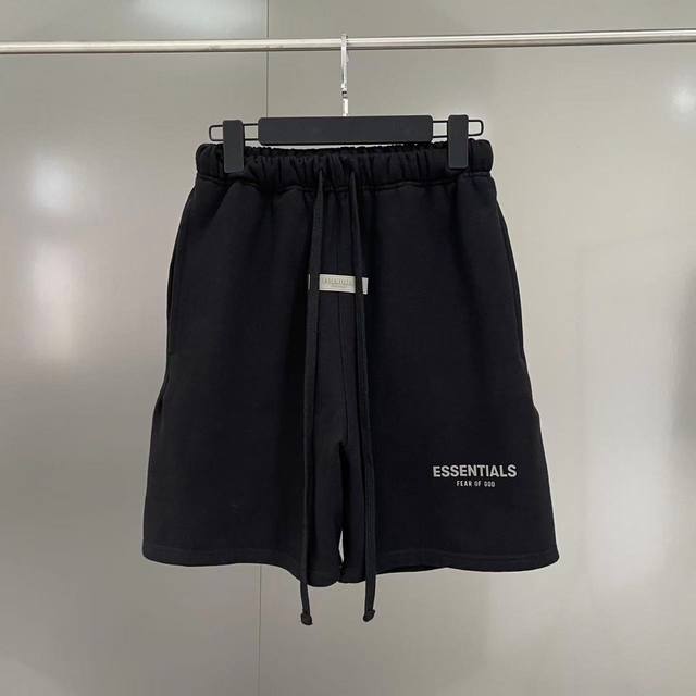 Style No. Z40 Fear Of God Fog Essentials Basic small logo print drawstring terry