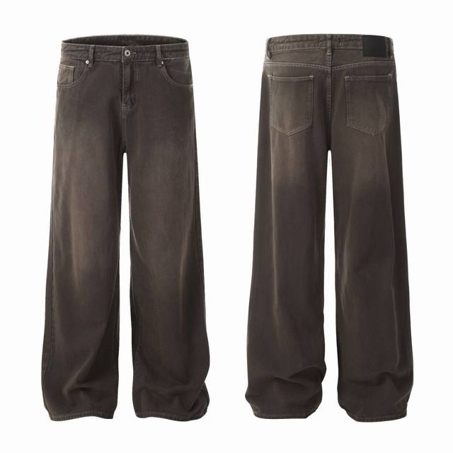 Style No.-844 Cleanfit American retro simple Maillard workwear Vintage straight