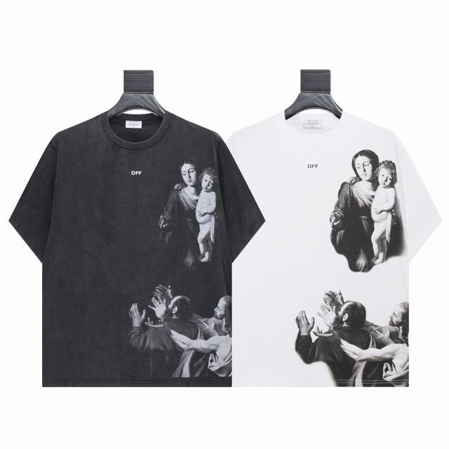 1311 Washed Black - White - SML Xl Off White Washed Distressed Black Religious M