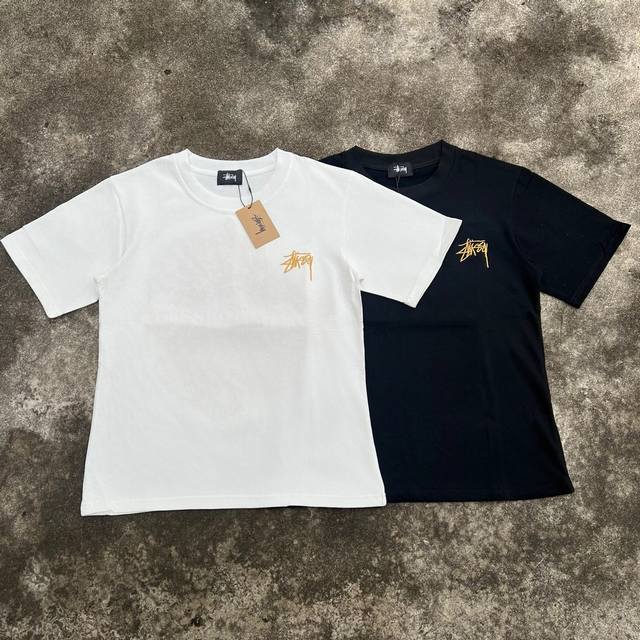 Style No. 317 Stussy Ss25 new heavy embroidery triangle eye couple loose short-s