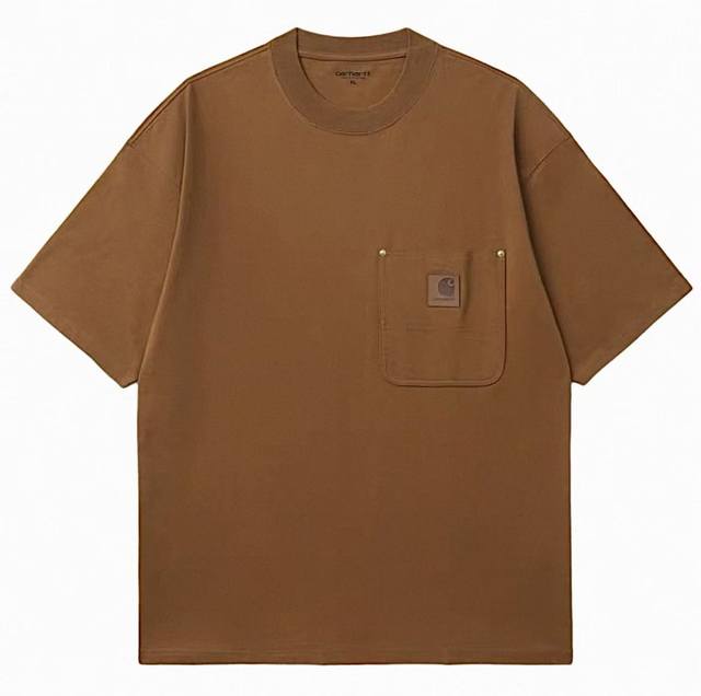 Style No. 351 Carhartt Wip Fw25 SS Eldon Pocket T-Shirt Loose chest pocket logo
