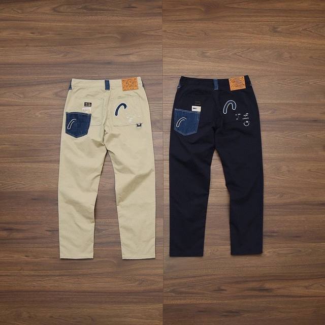 Price P lowered model number K74 Evisu Fushen summer men's embroidered denim tro