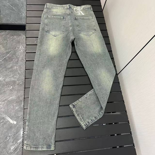 Oc-741 Ck jeans The latest super soft denim trousers Top-grade materials, super