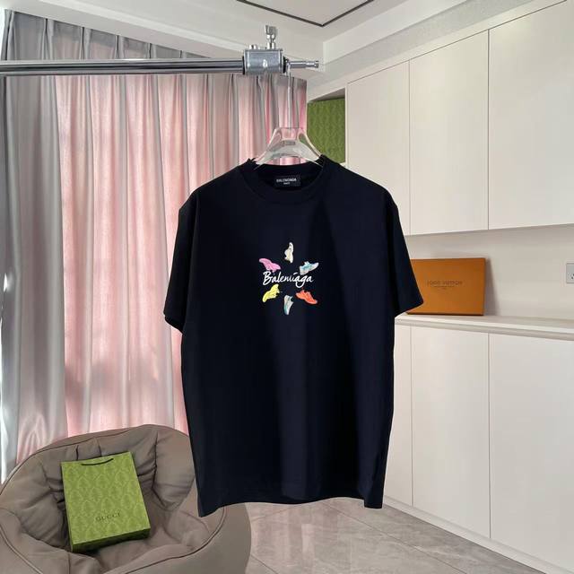 Balenci*Ga Paris 2025 Spring and Summer New Personalized Letter Logo Printing Cu