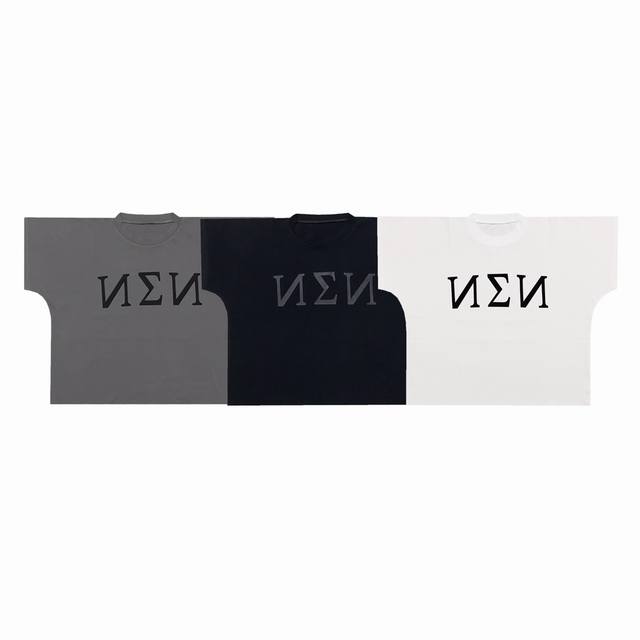 Y68# Yeezy Kanye co-branded Gosha one-piece cut short sleeve Color: light gray c