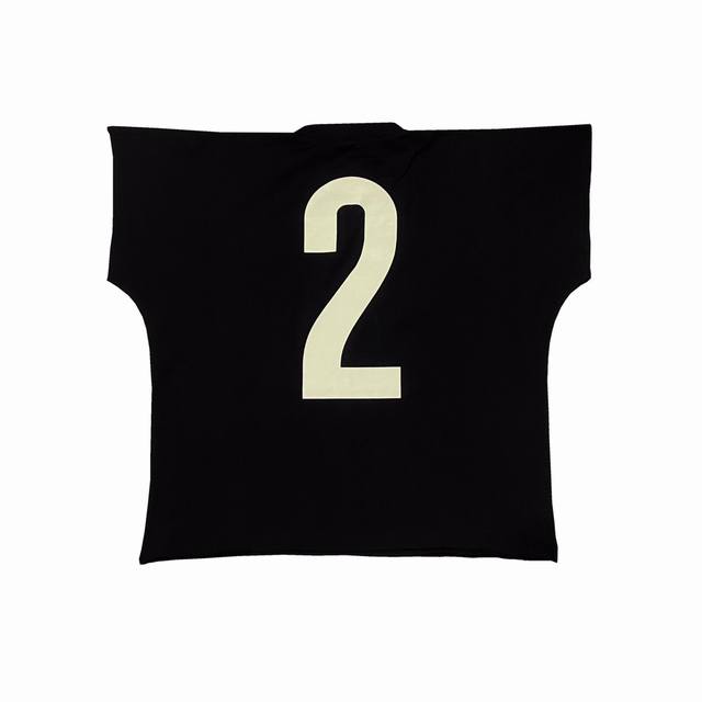 Y46# Yeezy Kanye2 Korean peripheral back 2-word print one-piece cut short sleeve