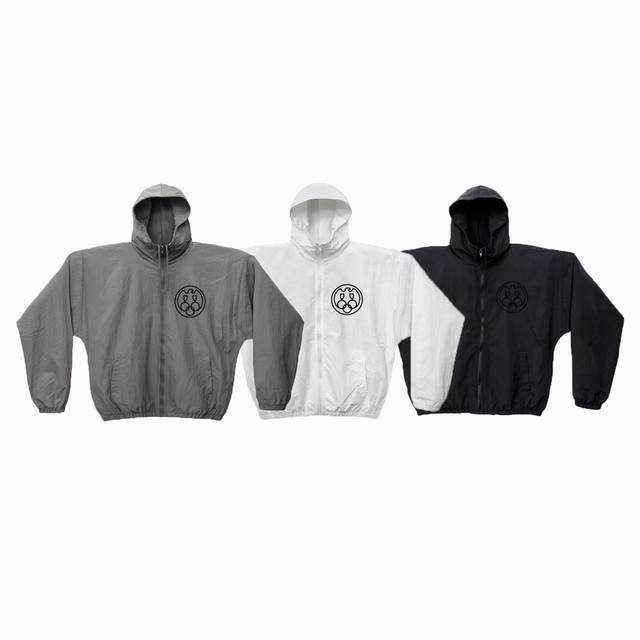 Y82 Yeezy Kanye West co-branded Gosha sunscreen printed zipper hooded windbreake