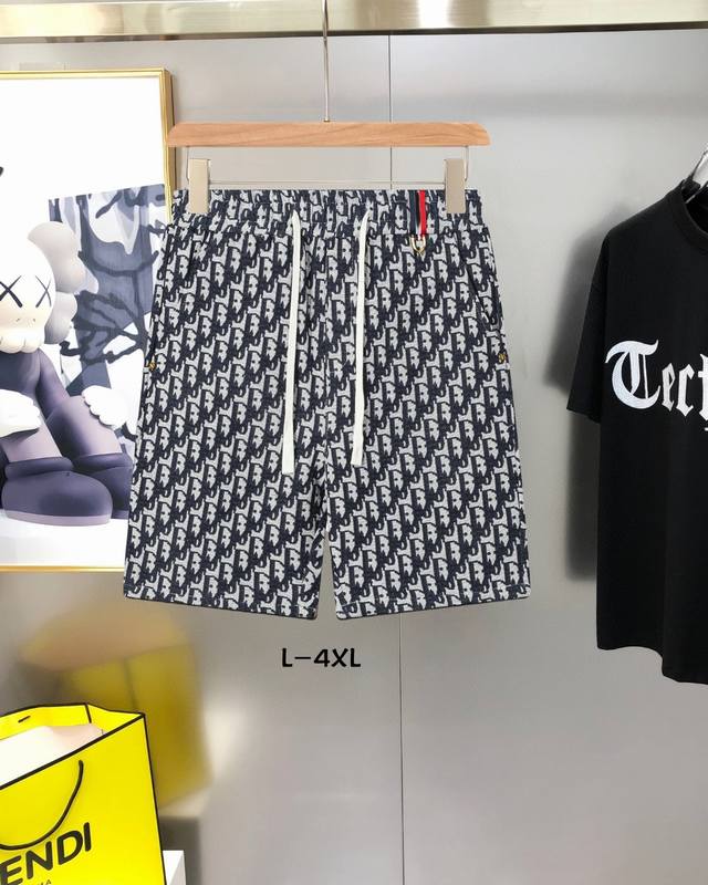 Dior 2025 new fashion casual shorts, the latest and most fashionable logo decora