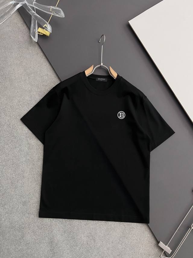 Balm* 260g pure cotton double yarn loose handsome T-shirt hot-selling spot sprin